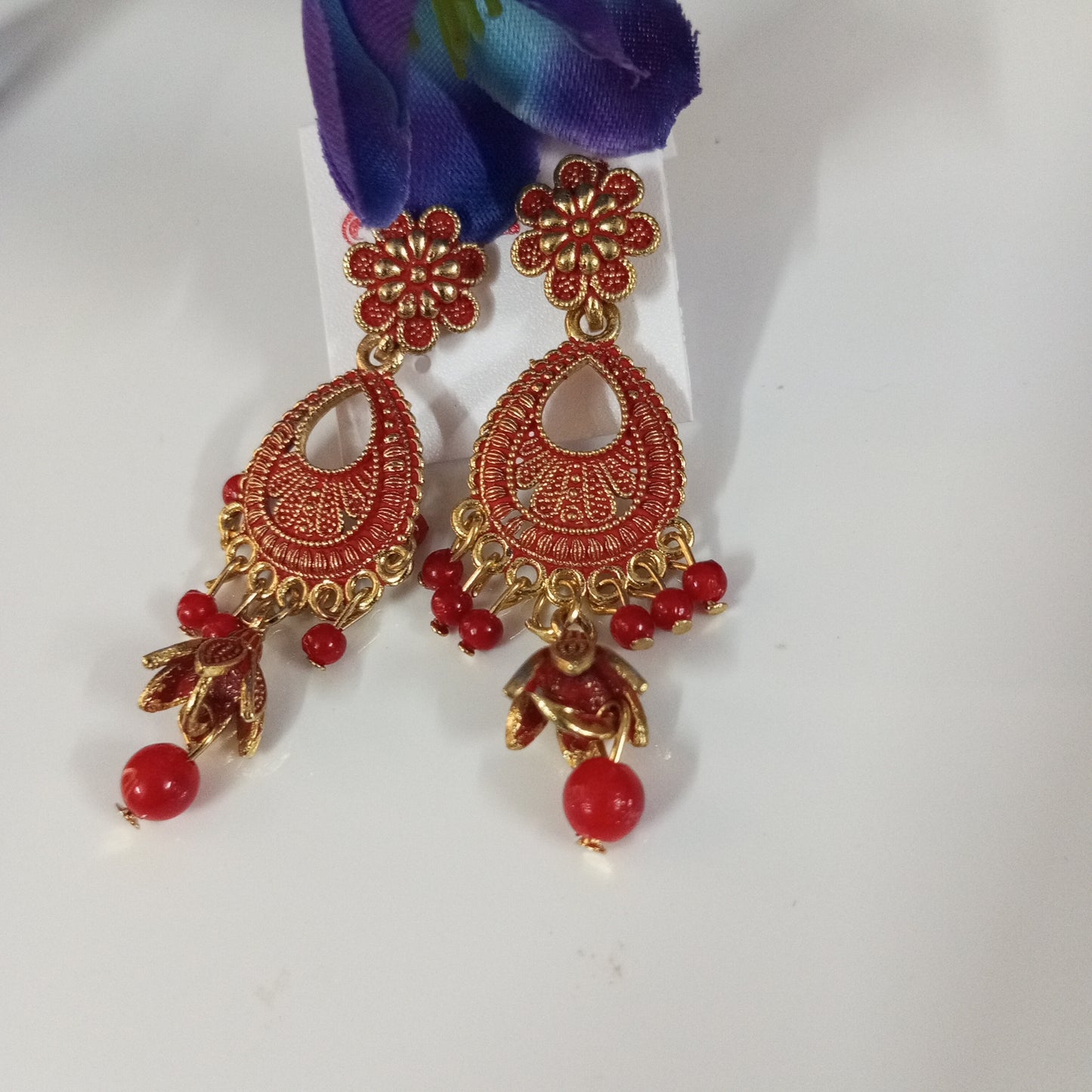 Oxidised Rangini Earrings
