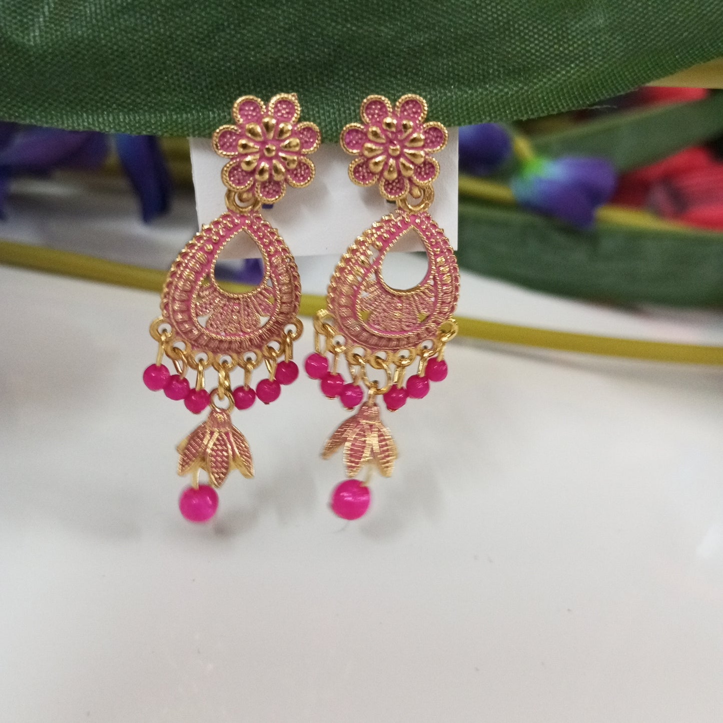 Oxidised Rangini Earrings