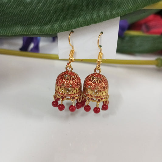 Oxidised Rangini Hanging Earrings