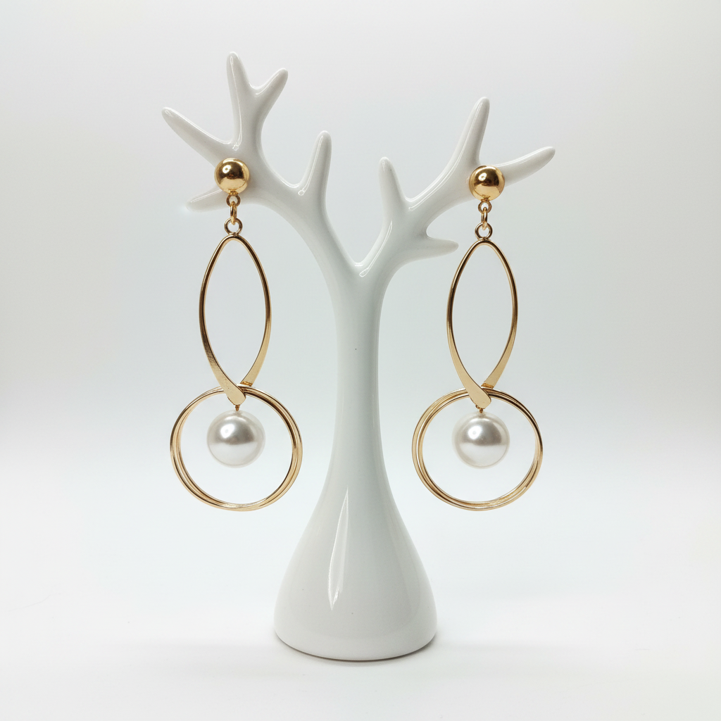 Sayesha Pearl Drop Earrings