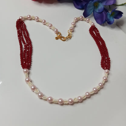 Beautiful Saga Red Necklace