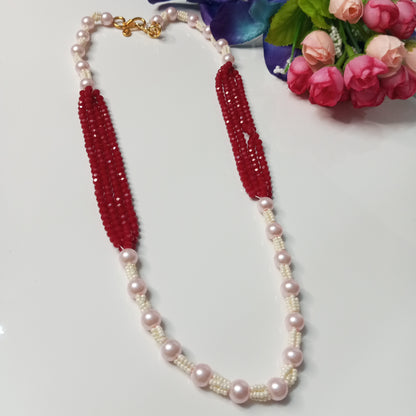 Beautiful Saga Red Necklace