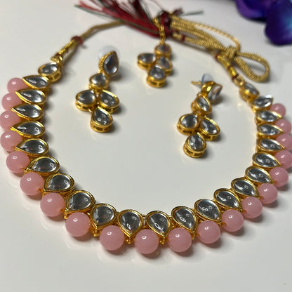 Sangini Pink Necklace Set
