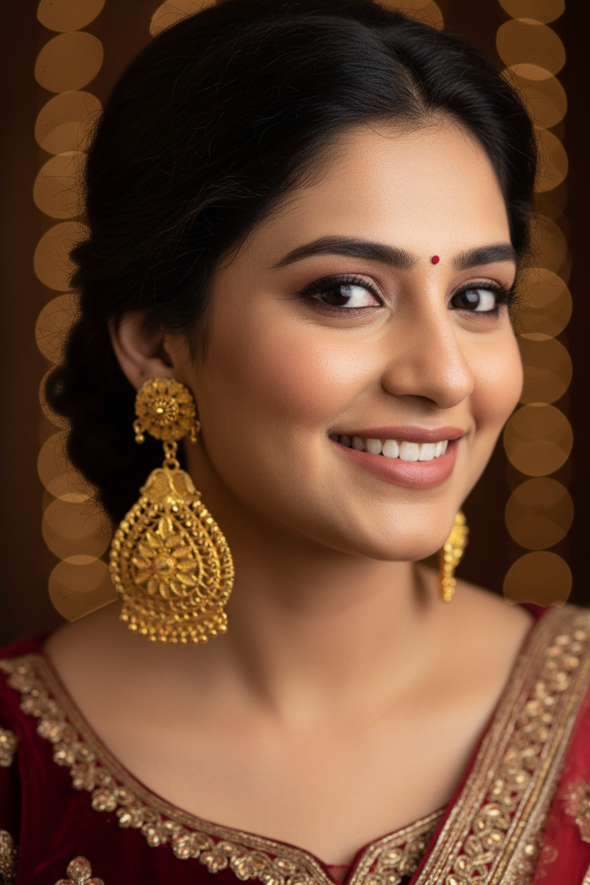 Gold Plated Vamika v2 Earrings
