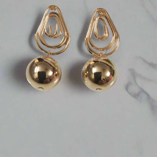 Party Ready Gold D4 Earrings