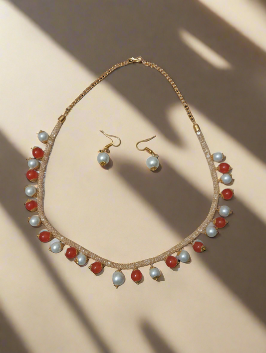 Fashion Necklace with Earrings v18