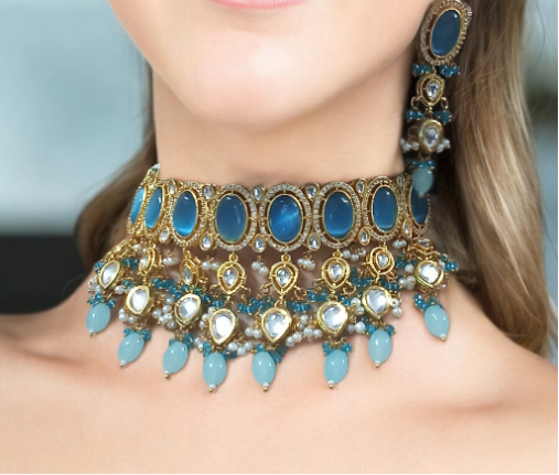 Savariya Kundan Choker Necklace