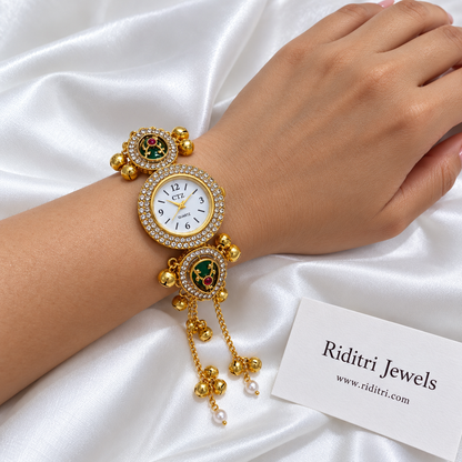 Morni Emerald Ghungroo Watch