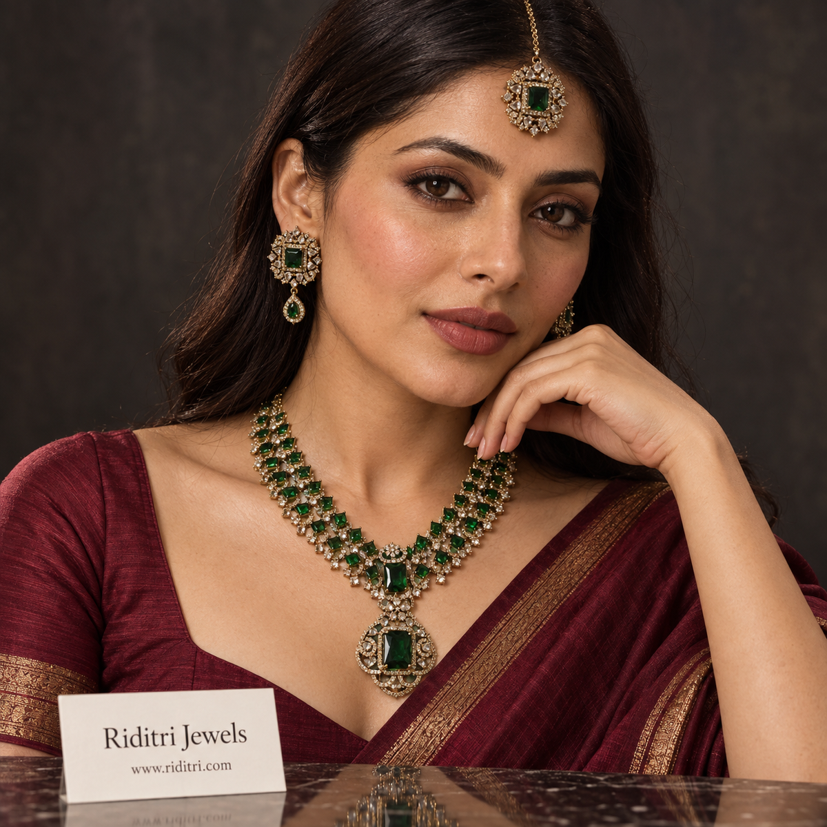 Rajsi Nita Ambani Inspired Necklace Set
