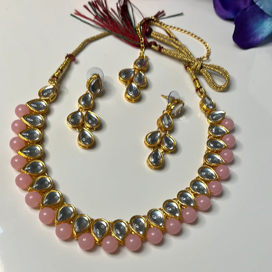 Sangini Pink Necklace Set