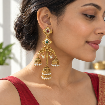 Viral Morni Kashmiri Earrings