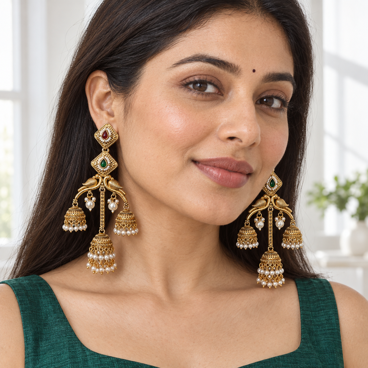 Viral Morni Kashmiri Earrings