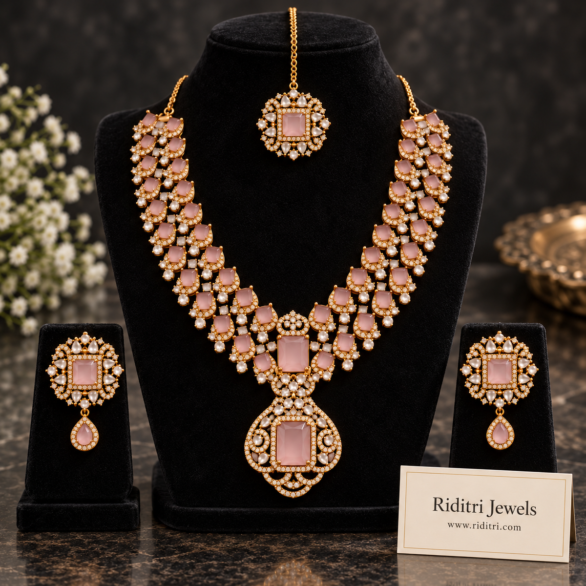Rajsi Nita Ambani Inspired Necklace Set