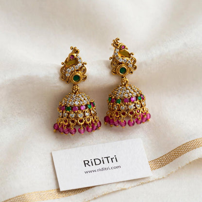 Morni Jhumki-Pink