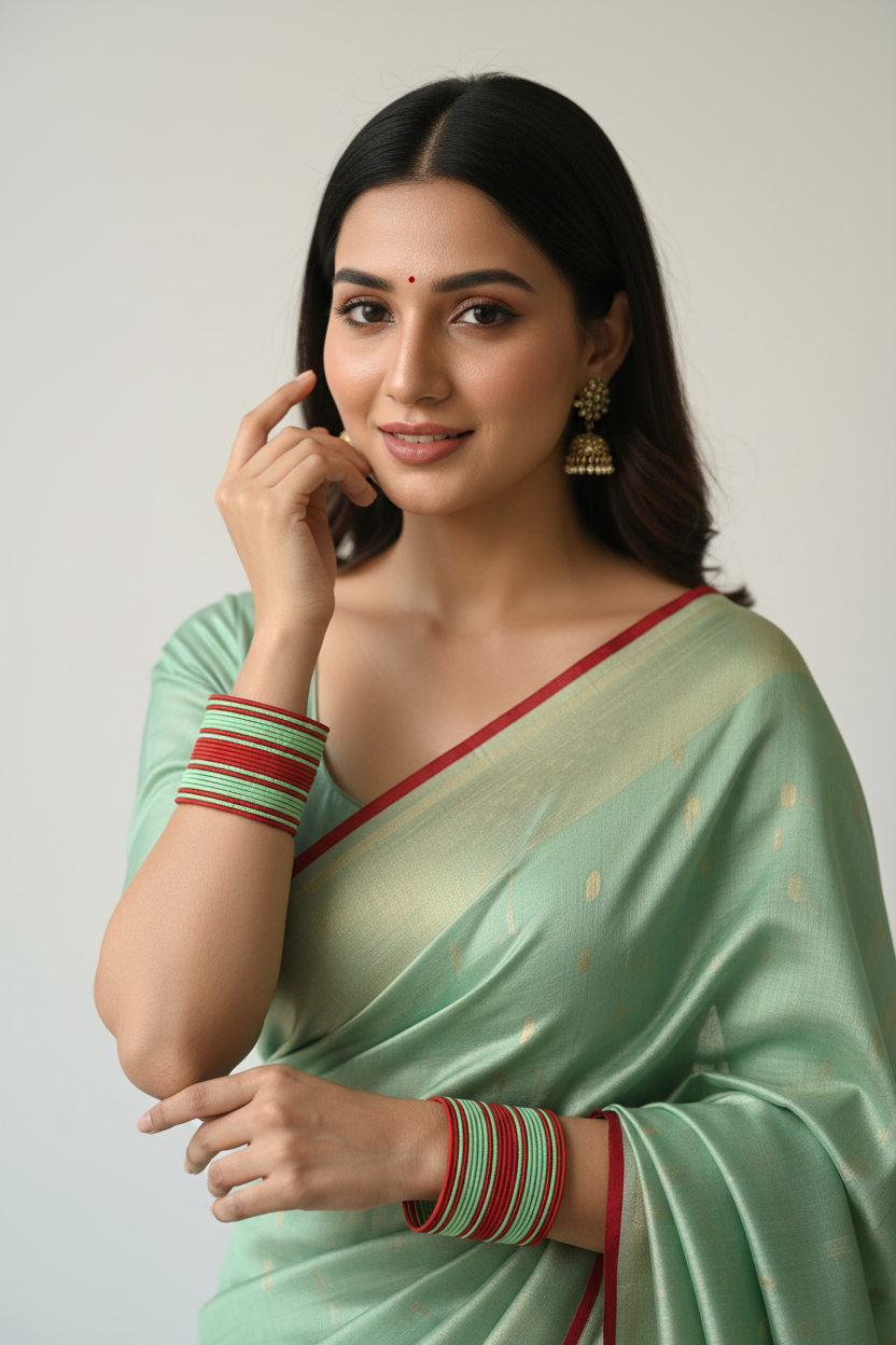 Sikana Matte Metal Bangle Set