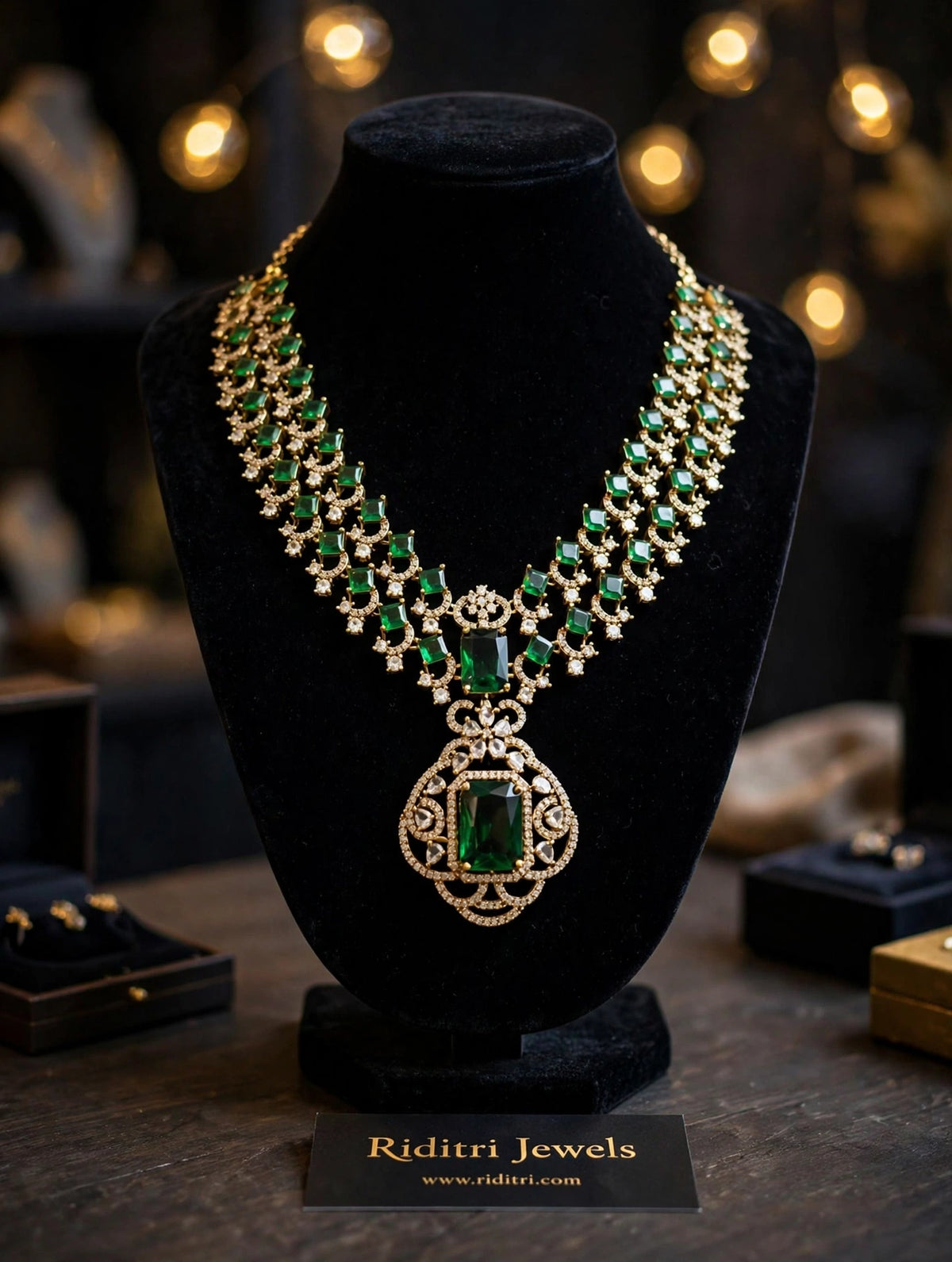 Rajsi Nita Ambani Inspired Necklace Set