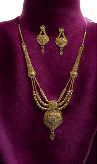 Gold Plated Necklace Set