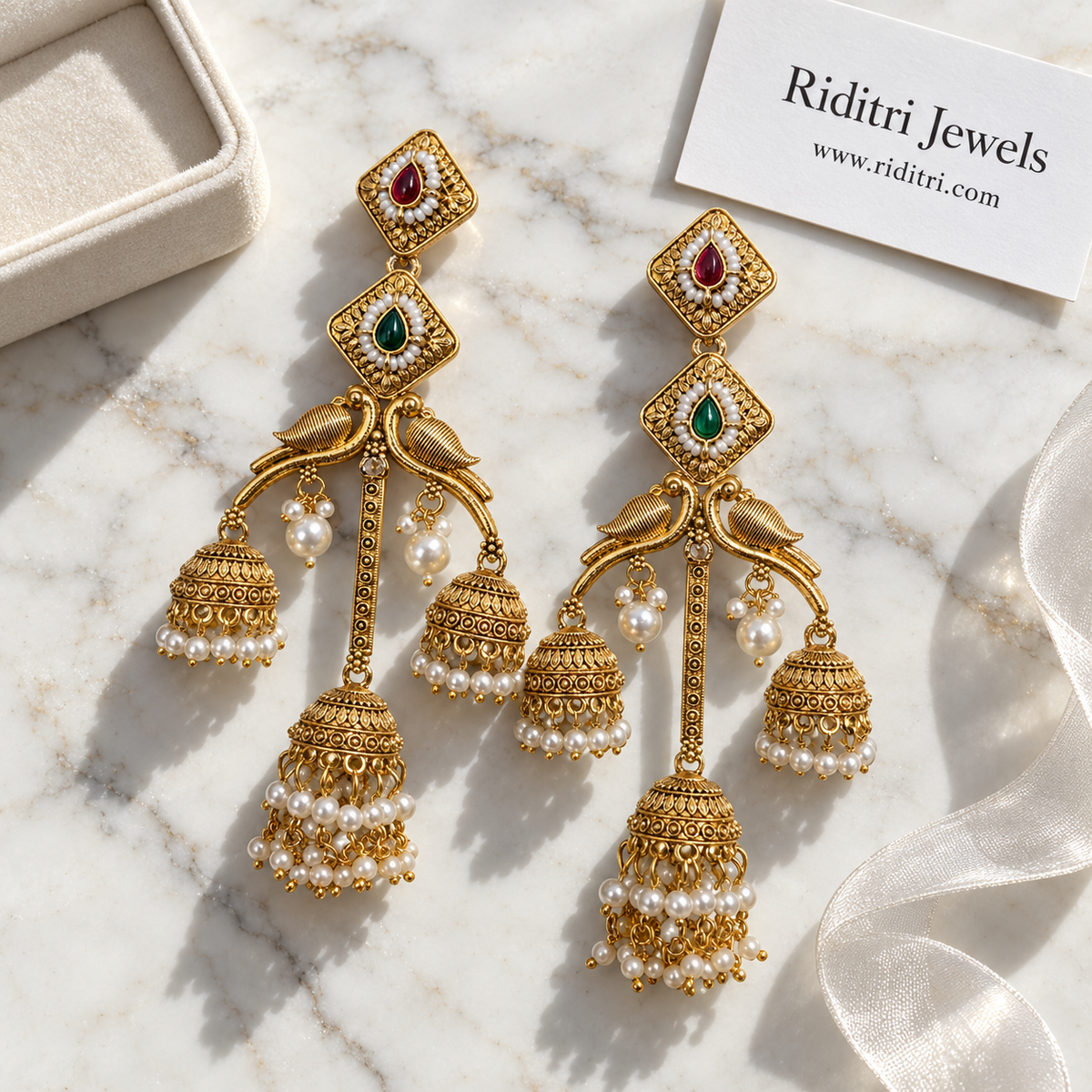 Viral Morni Kashmiri Earrings