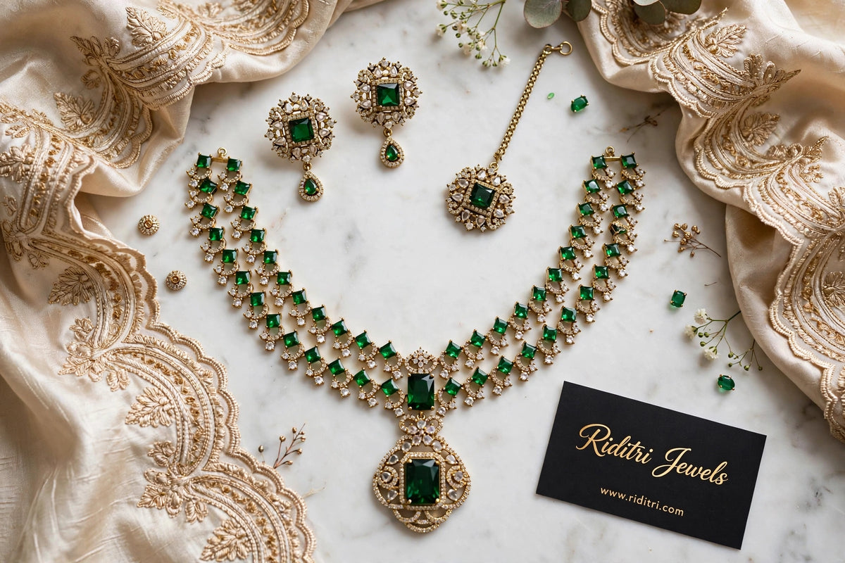 Rajsi Nita Ambani Inspired Necklace Set