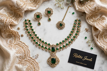 Rajsi Nita Ambani Inspired Necklace Set