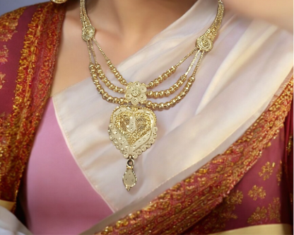 Gold Plated Necklace Set