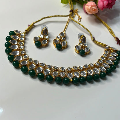 Ragini Green Necklace Set