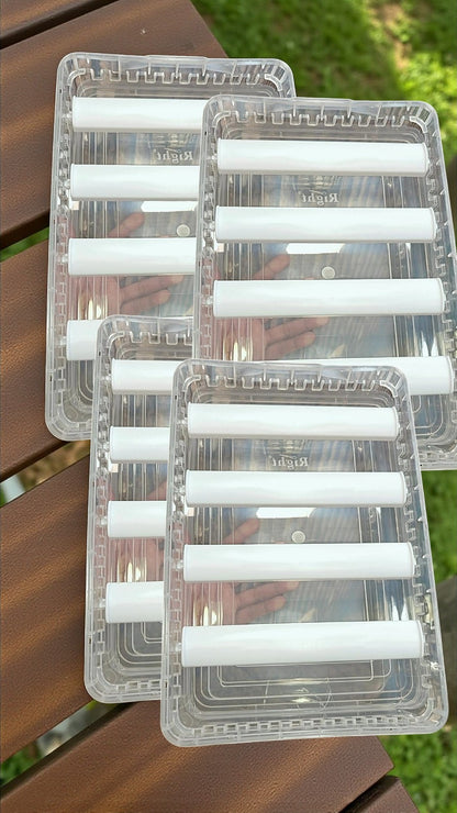 Transparent 4 Roll Bangle Box