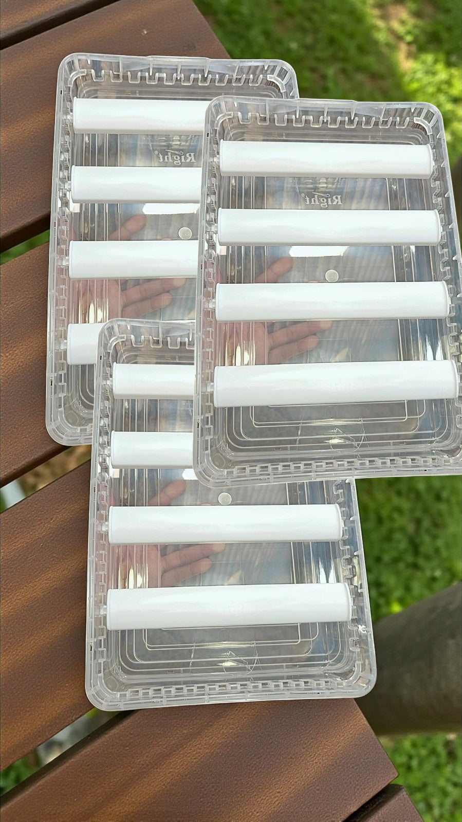 Transparent 4 Roll Bangle Box