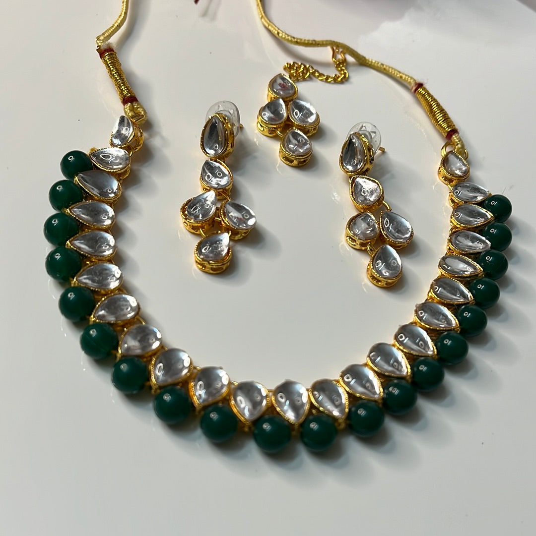 Sangini Green Necklace Set