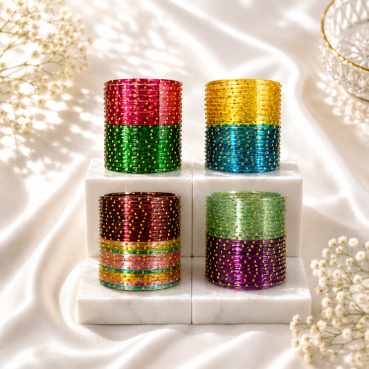 Viral Glass Bangle Set-RDT8601