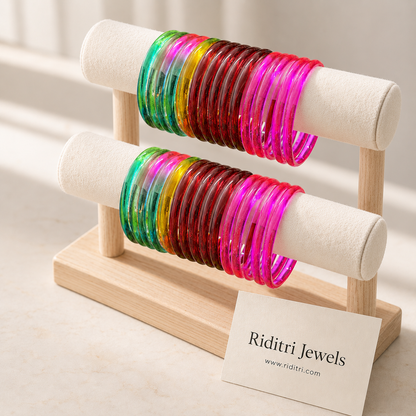 Viral Jelly Glass Bangles-RDTPMML