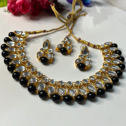 Ragini Black Necklace Set