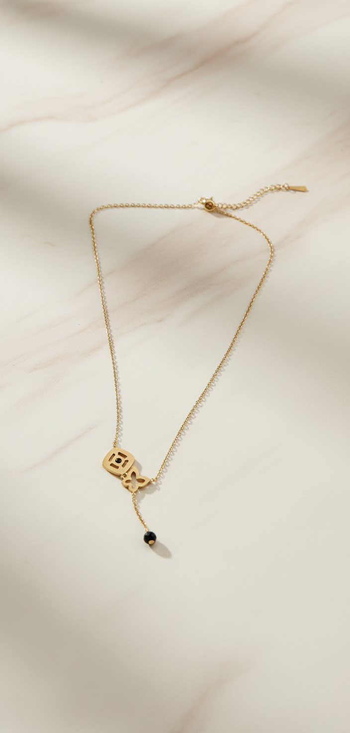 Anti Tarnish Voilla Chain Necklace