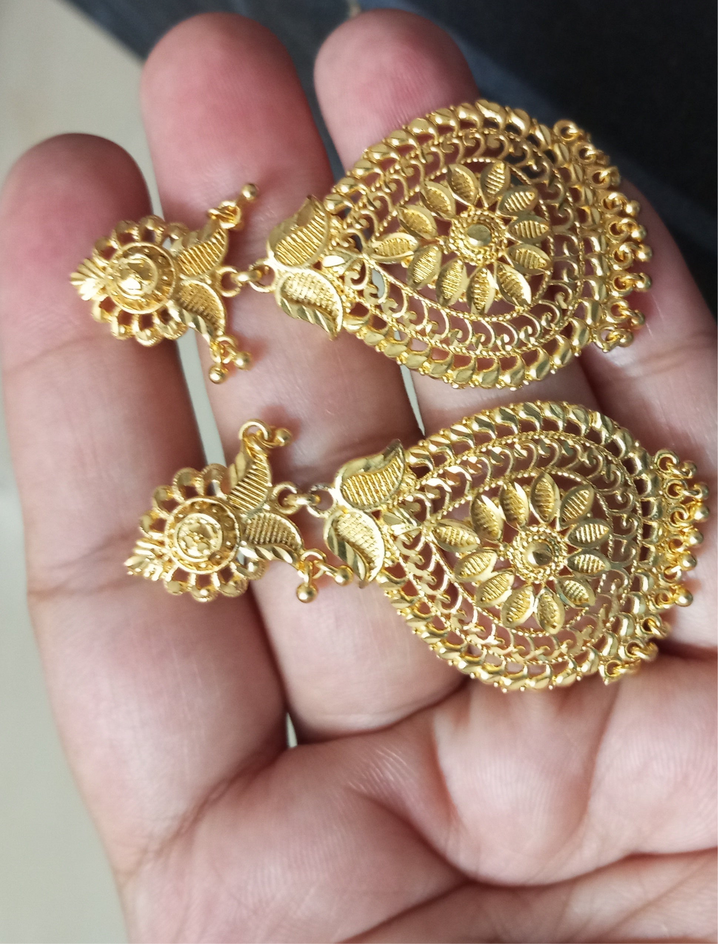 Gold Plated Vamika v1 Earrings