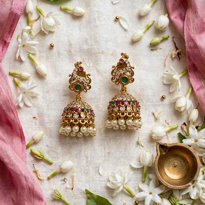 Morni Jhumki-White