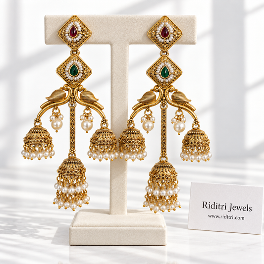 Viral Morni Kashmiri Earrings