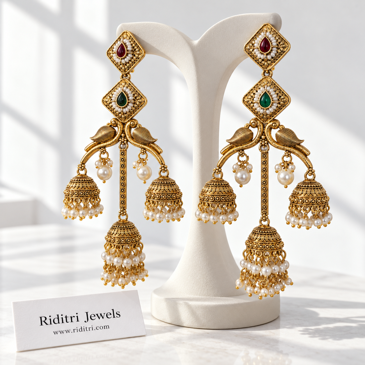 Viral Morni Kashmiri Earrings