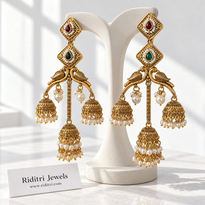 Viral Morni Kashmiri Earrings