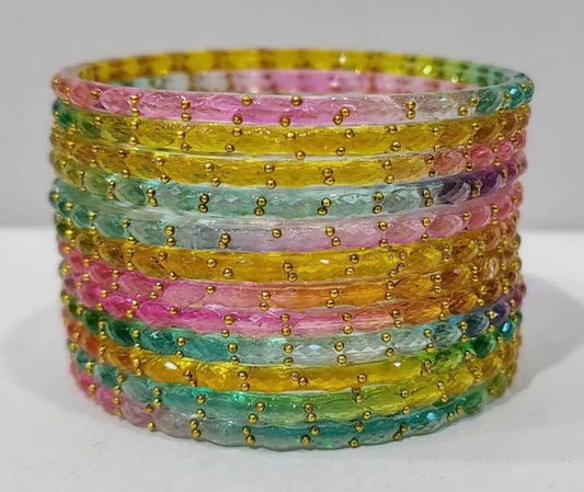 Multicolor Raindrop Bangles