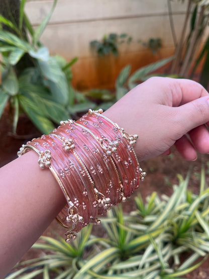 Viral Kashmiri Ghungroo Glass Bangle Set