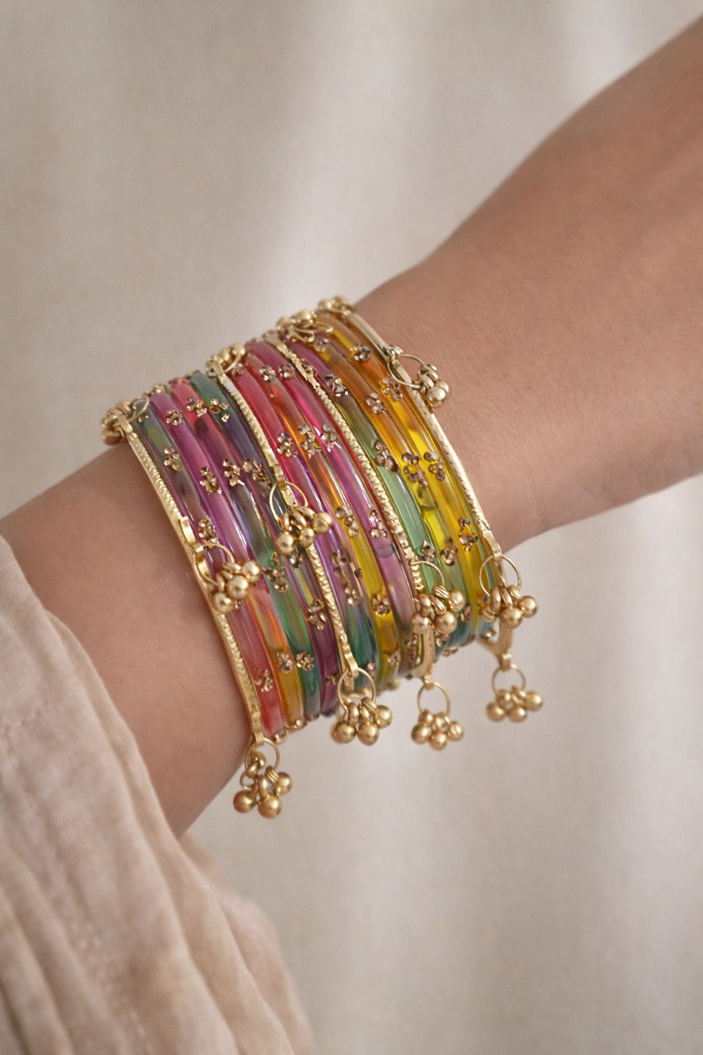 Viral Kashmiri Ghungroo Bangle Set