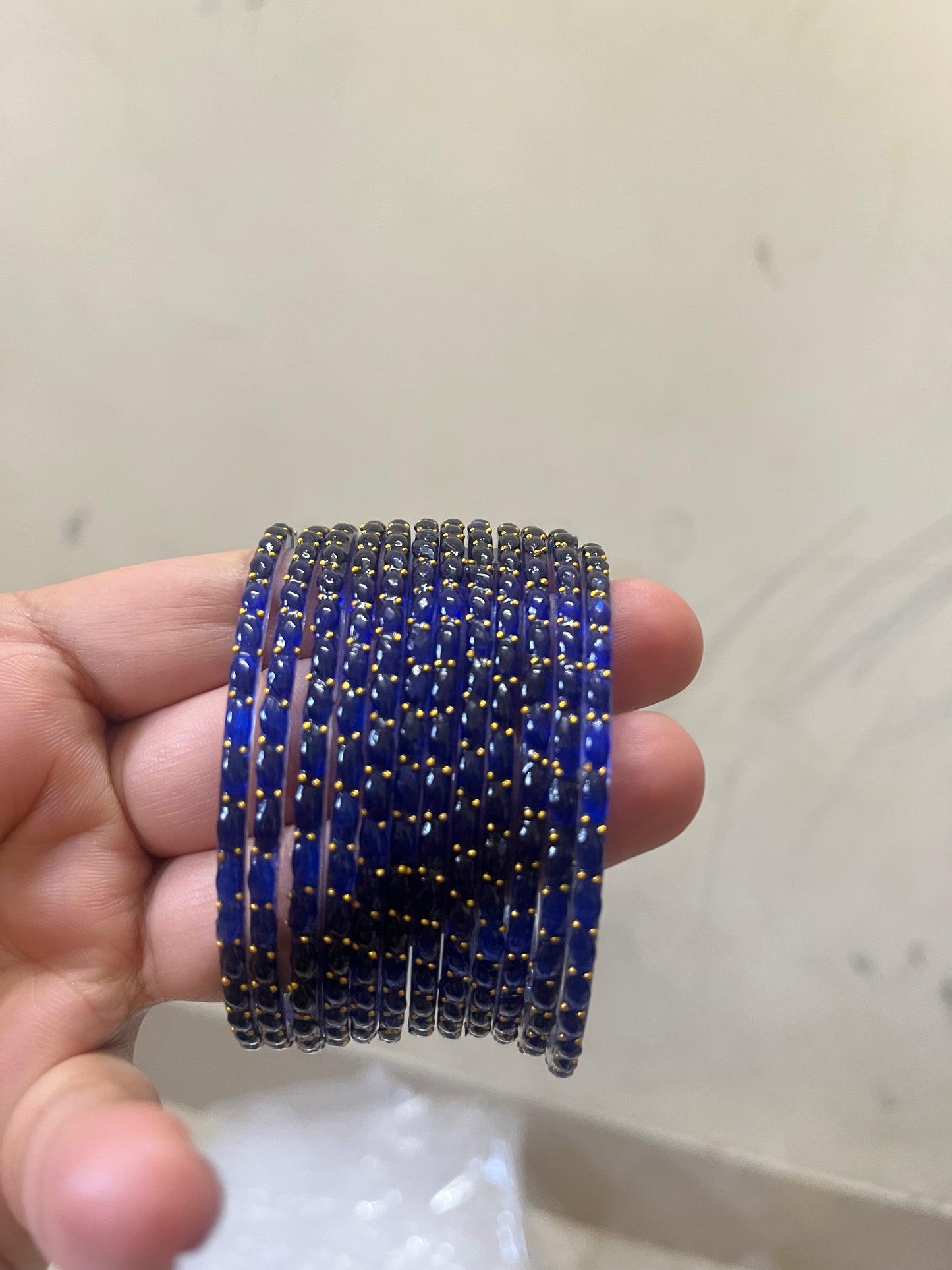 Viral Raindrop Bangles- Blue and Green