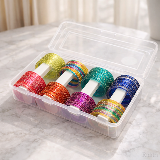 Raindrop Glass Mini Bangles Box