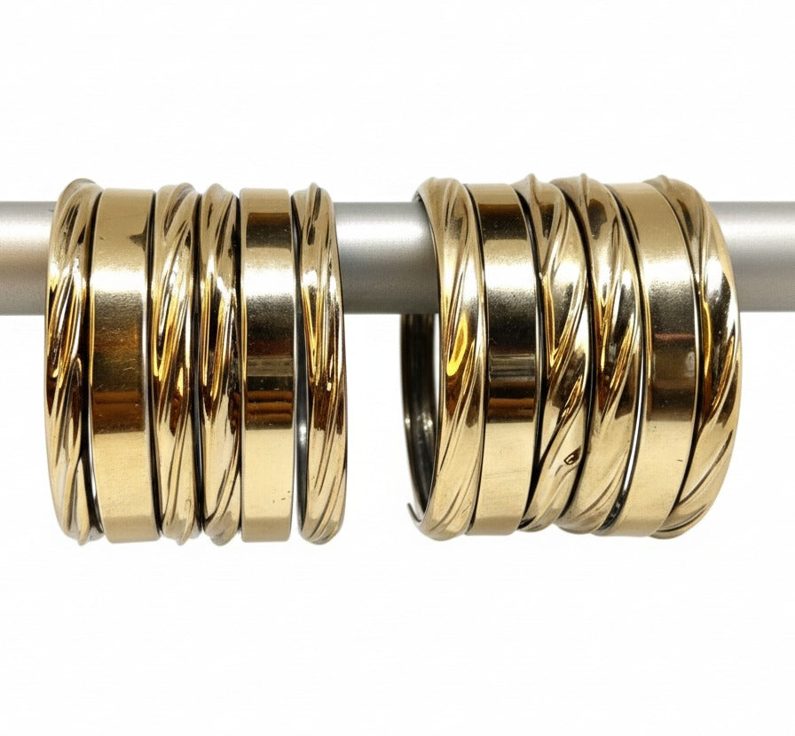 Broad Glass Bangles Set- RDT1