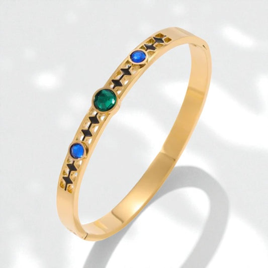 Anti Tarnish Butterfly Kada Bracelet