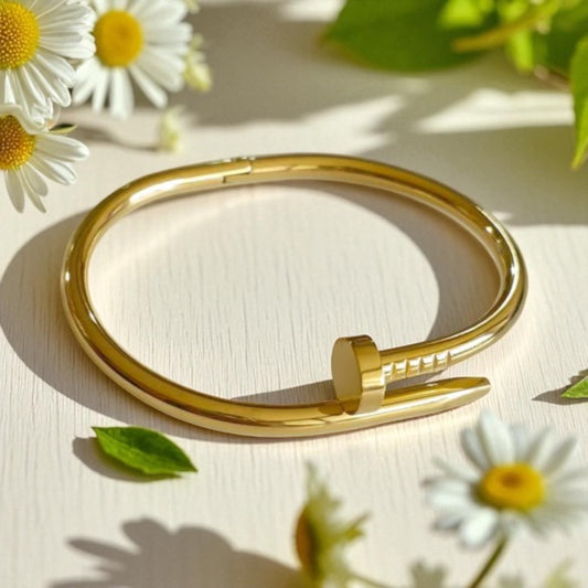 Anti Tarnish Nail Shaped Bracelet