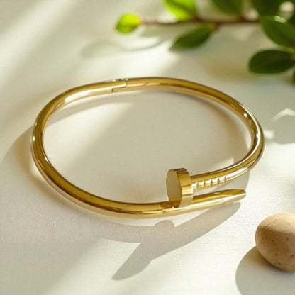 Anti Tarnish Nail Shaped Bracelet