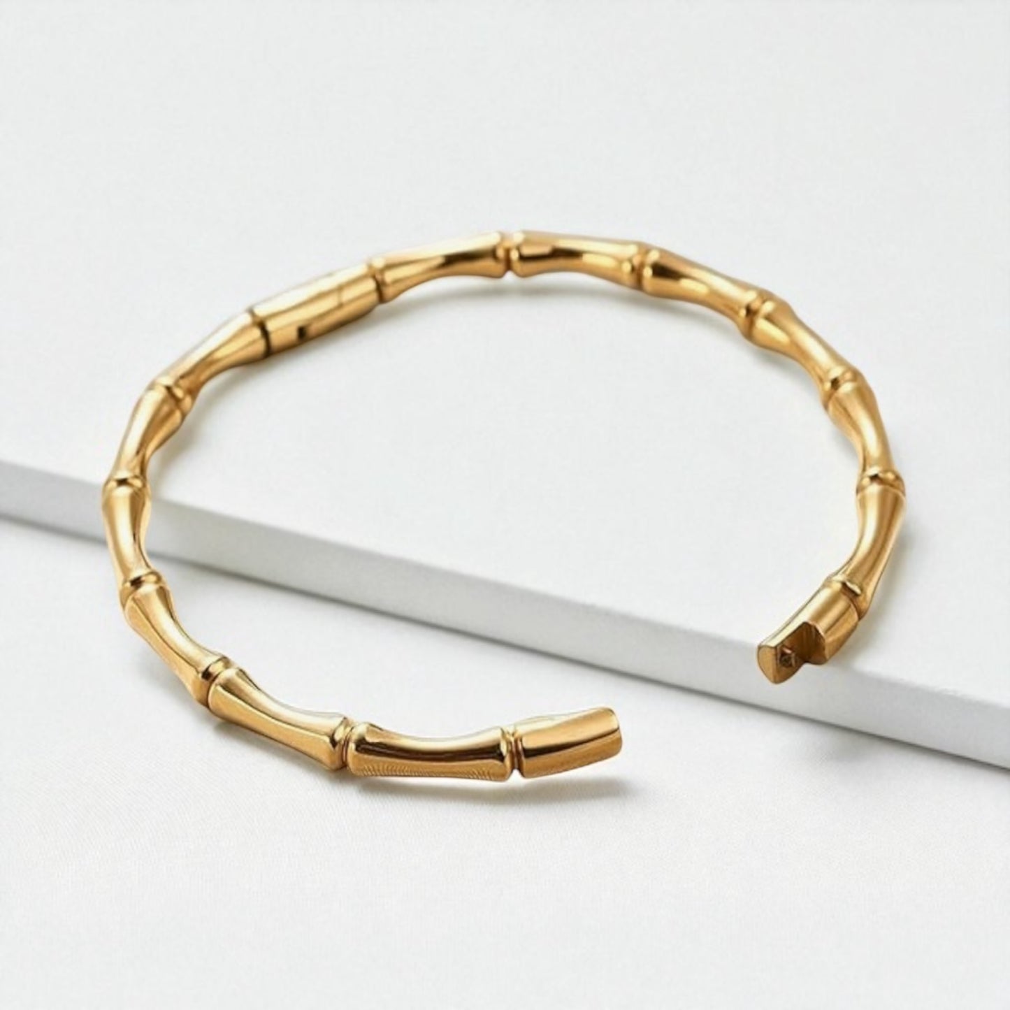 Anti Tarnish Bamboo Bracelet