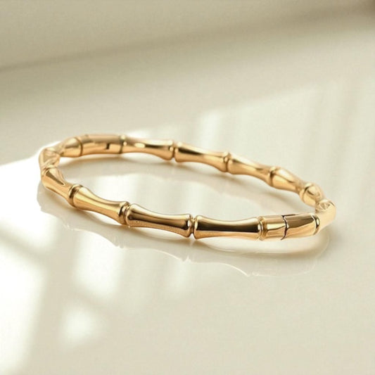 Anti Tarnish Bamboo Bracelet