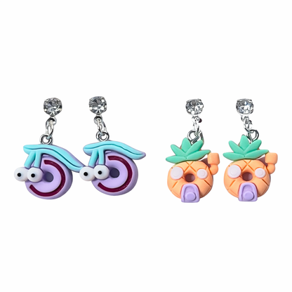 2 Earrings Combo